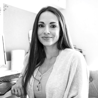 Businesswoman in her home office